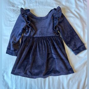 Navy velvet Baby Gap dress